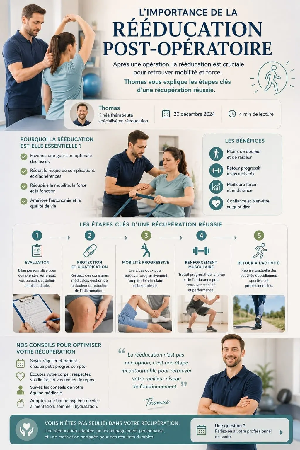 Illustration de l'article « L'importance de la rééducation post-opératoire »